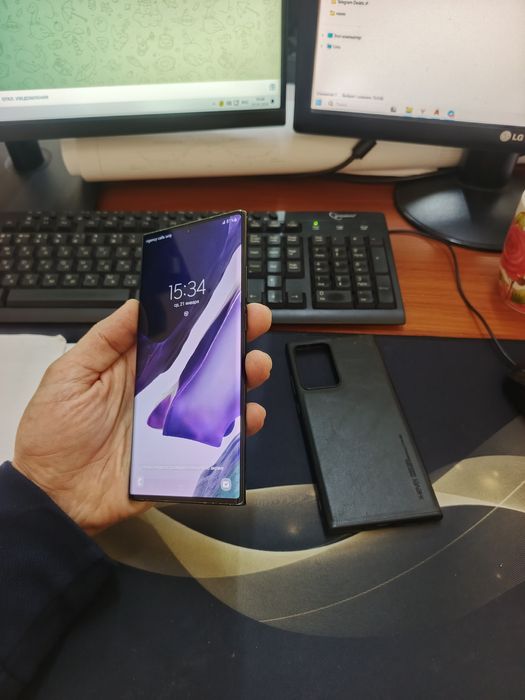 Samsung note 20ultra 5G 12/128gb(2022)ideal iwlawi zur aybi yuq tozza