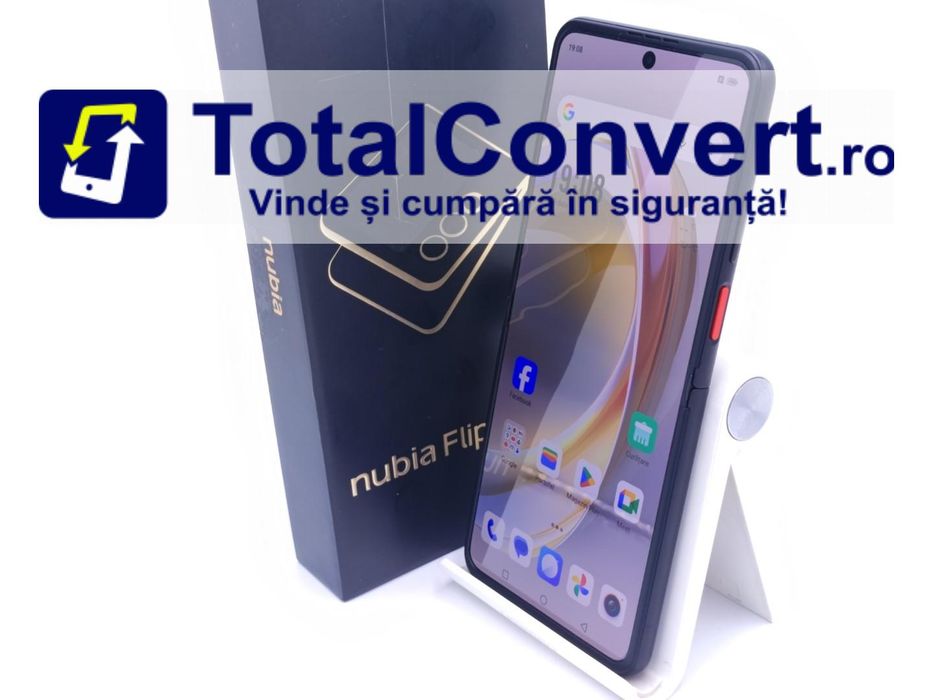 ZTE Nubia Flip 2 256GB Night Black 8GB, Garantie 24 luni | #D97214