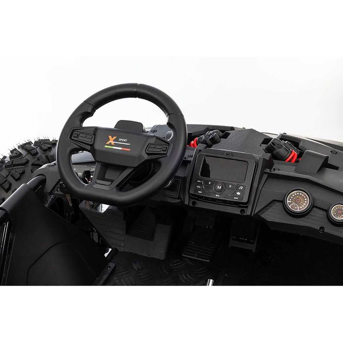 Buggy electric pentru 2 copii Kinderauto BJSX2358, 800W 48V 20Ah Black