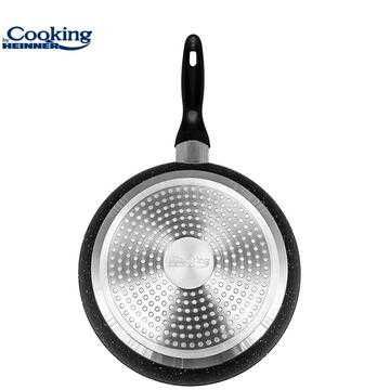 Ceaun negru NOU din email 3,5l Tigaie Noua Heinner 24cm ceramica antiaderenta