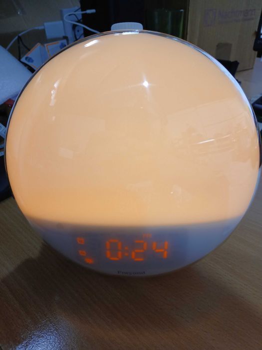 Ceas Foryond cu lumini, alarma, simulare rasarit/apus