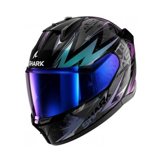 Топ цена Мото каска SHARK D-SKWAL 3 BLAST-R Gloss,вградени очила