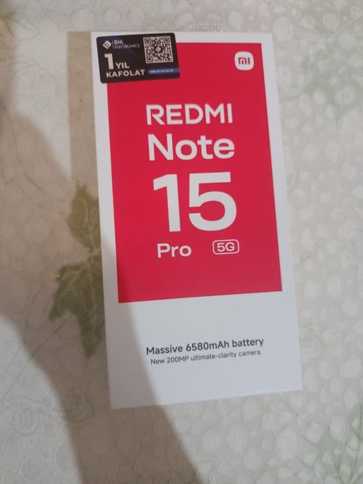 Redmi note 15 pro 5g 8/256 gb