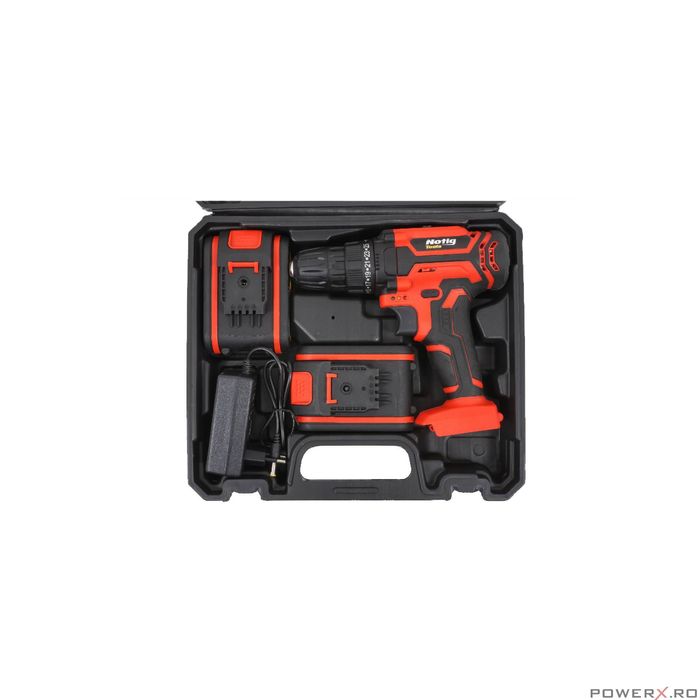 Masina de gaurit, filetanta cu acumulatori led 20V Notig