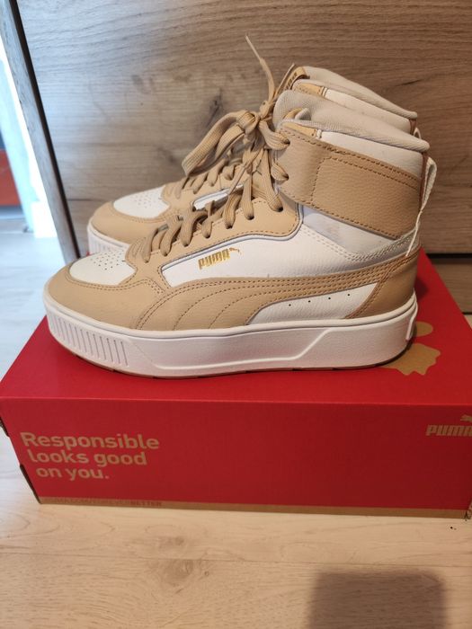Ghete Puma dama piele naturala