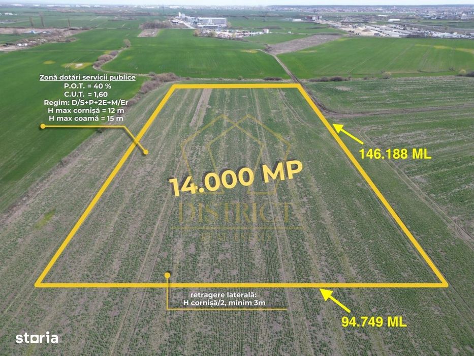 Teren industrial de vânzare Covaci | 14.000 mp | Viitoare centura Cova