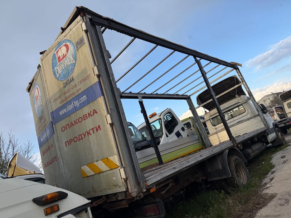 Продава се каросерия от ивеко дейли 6.10х2.25 тристранна щора