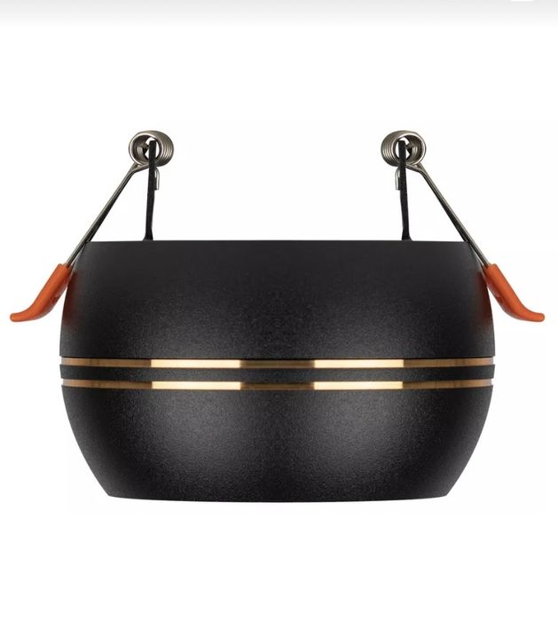 Софиты потолочные черные, 4 шт.