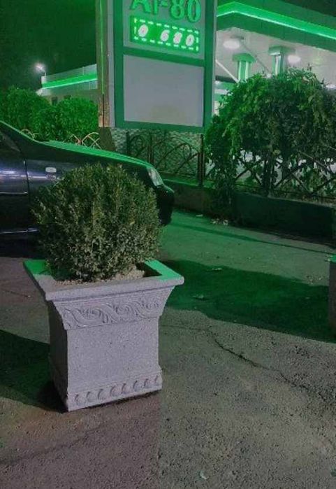 Гул тувак, вазон, кашпо, горшки, клумбы из бетона