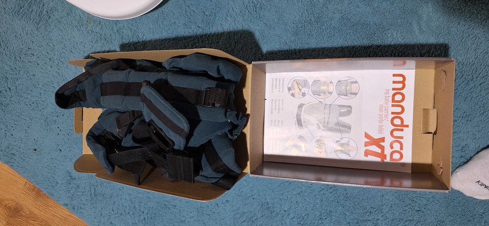 Marsupiu Manduca XT + Scoica auto Joie + Premergator