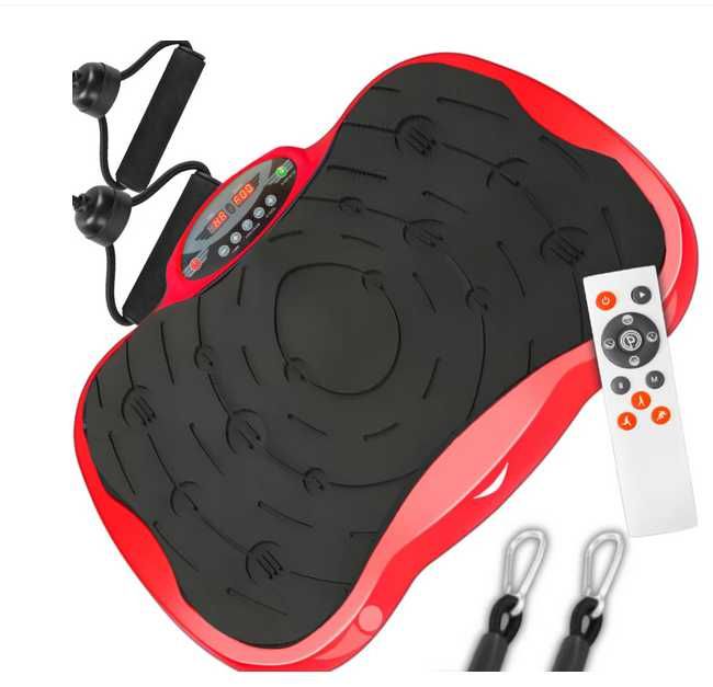 Aparat vibromasaj, platforma vibratii cu 2 benzi de rezistenta fitness