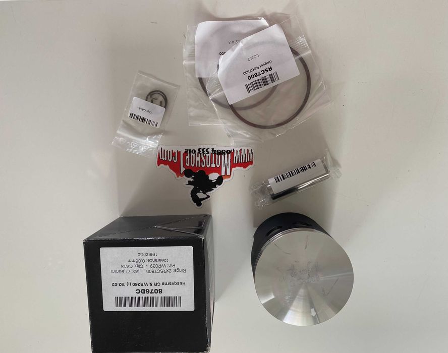 НОВО бутало Wossner за HUSQVARNA CR360 WR360 92-02 размер 77.96