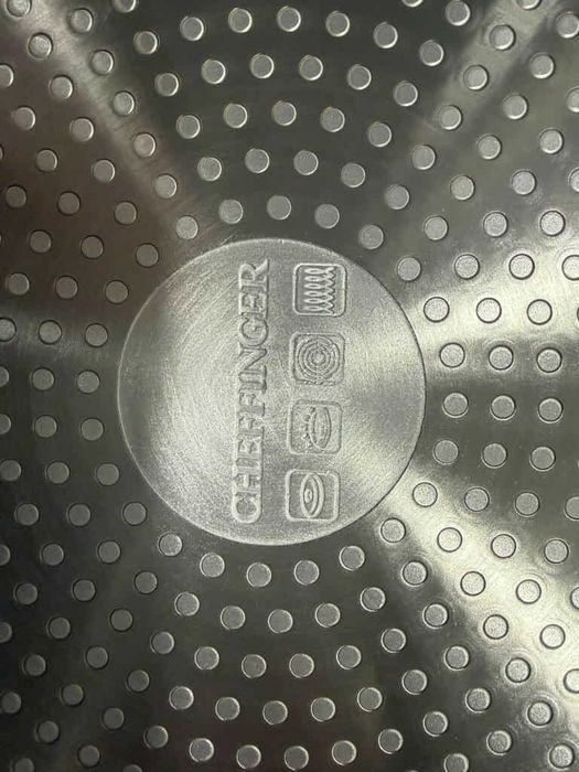 Комплект от 3 алуминиеви тигана с незалепващо мраморно покритие