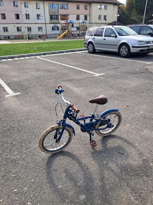 Bicicleta copii albastră