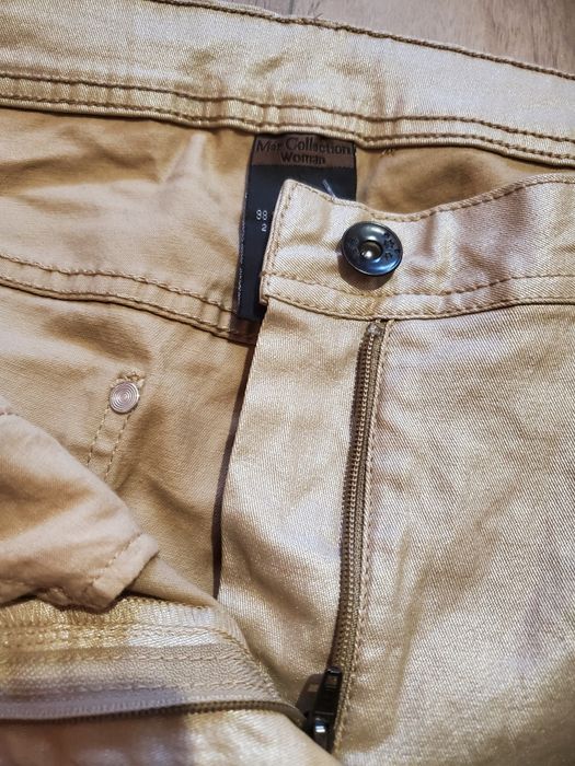 Дамски панталон в златисто