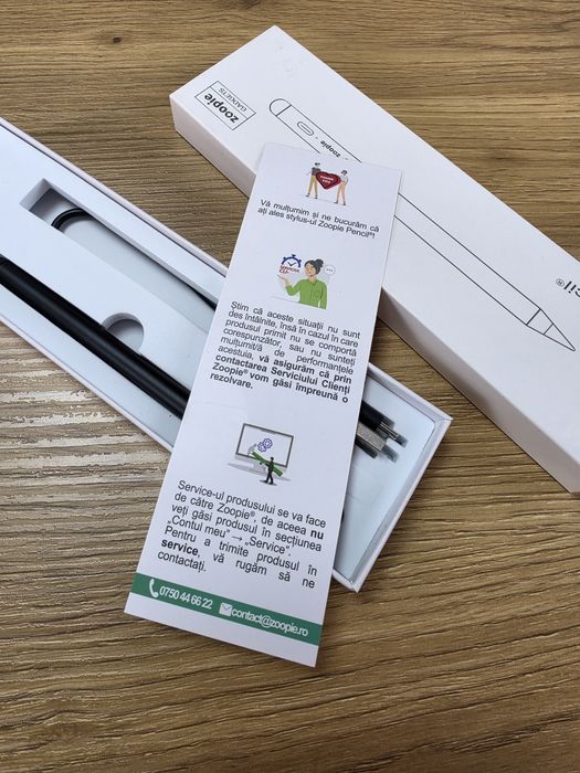 Stylus Pen Zoopie – creion digital pentru tabletă / iPad – cu încărcare USB