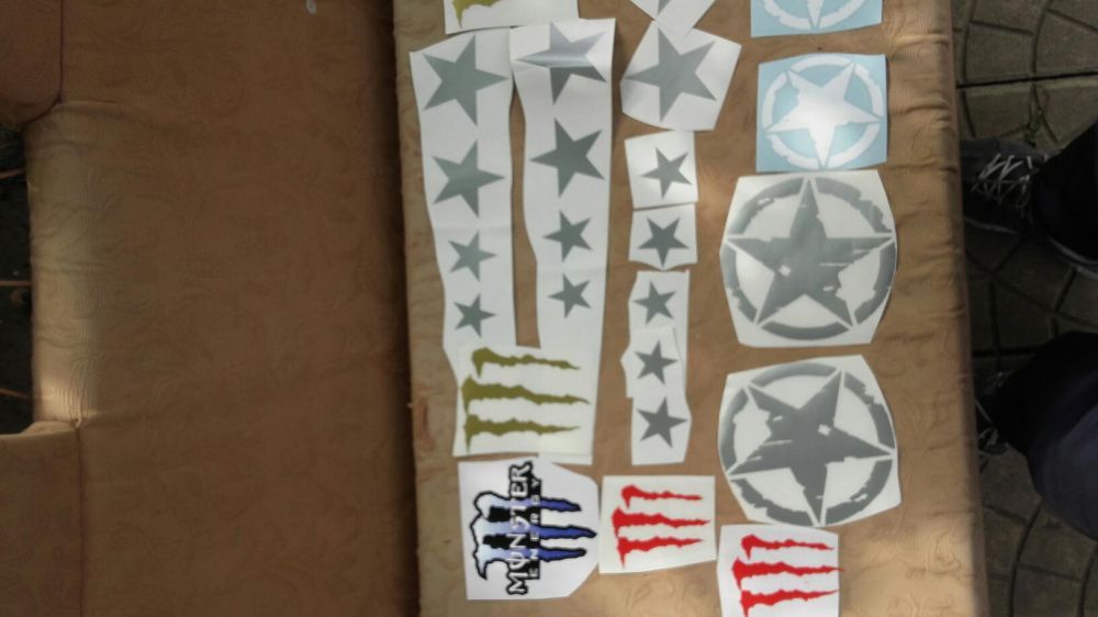 Vand stikere Dacia, Aprilia - Monster