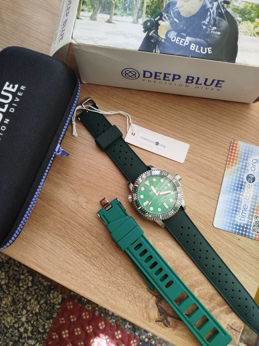 Deep blue Master 1000 automatic diver watch