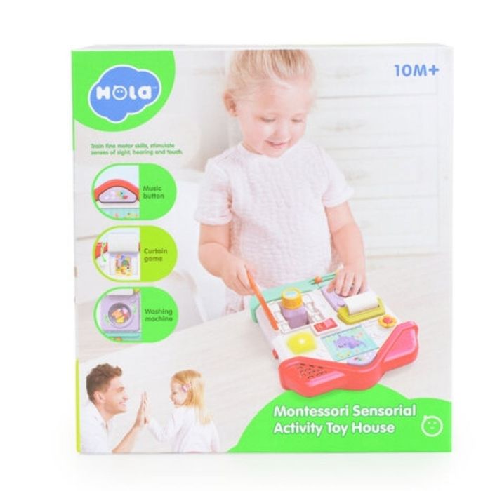 Детский Развивающие игрушечный домик Монтессори со звуками Hola