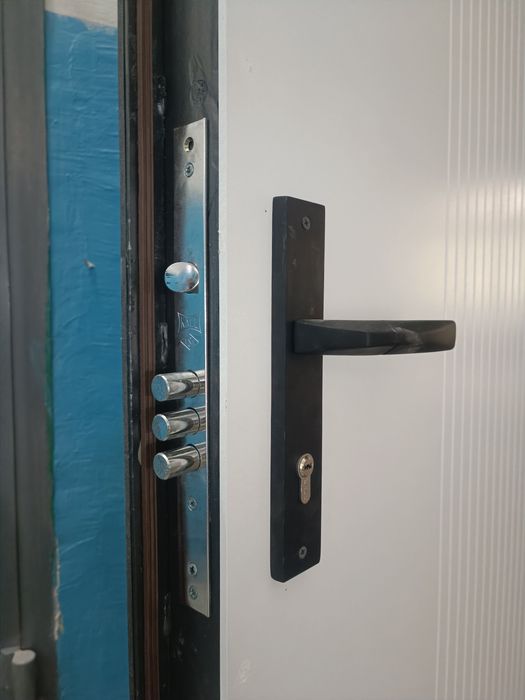 Обшивка железных входных дверей