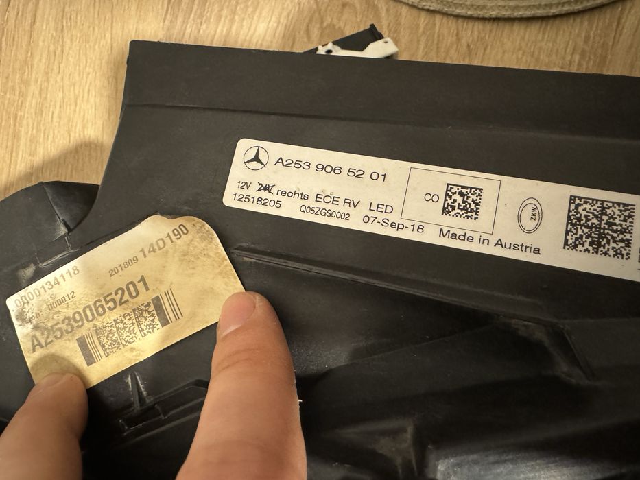 Far dreapta Mercedes GLC C253 LED High Performance