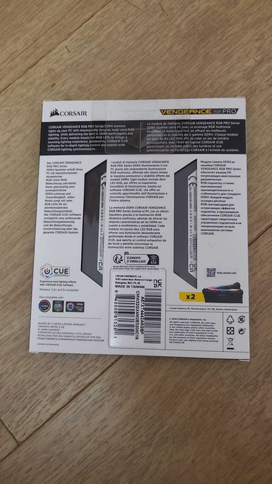 Memorie RAM Corsair Vengeance RGB PRO 32GB DDR4 3200MHz CL16 Dual Kit