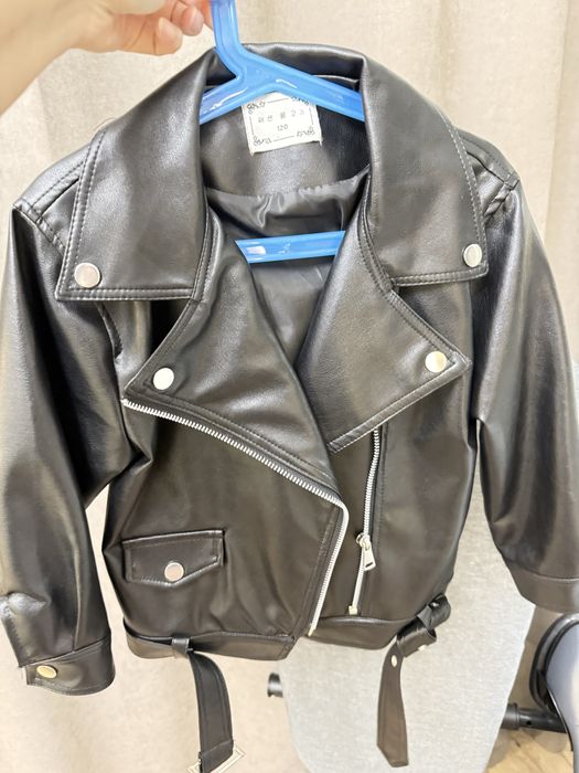 Детская куртка эко кожа