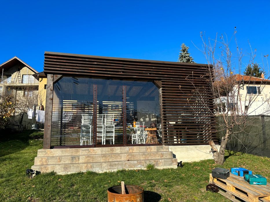 Folie terase si foisoare, folii terasa transparenta 0,8