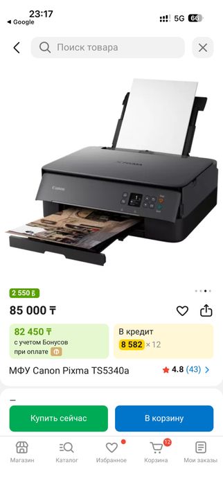 TS5340a Canon принтер