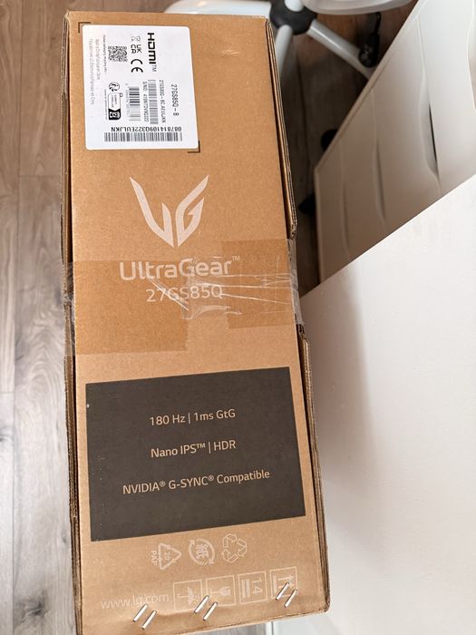 Monitor LED LG 27GS85Q 27 inchi 180hz 2k NOU