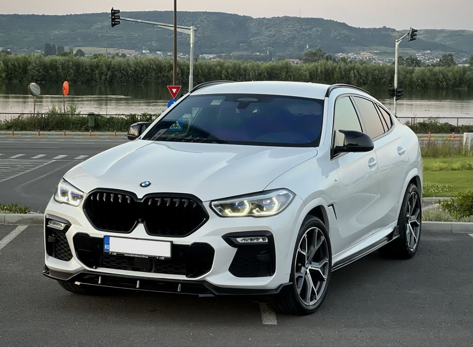 Bmw X6/3.0d Mild Hybrid/M pachet/Individual/Grila iluminata/Alb perlat/Variante/