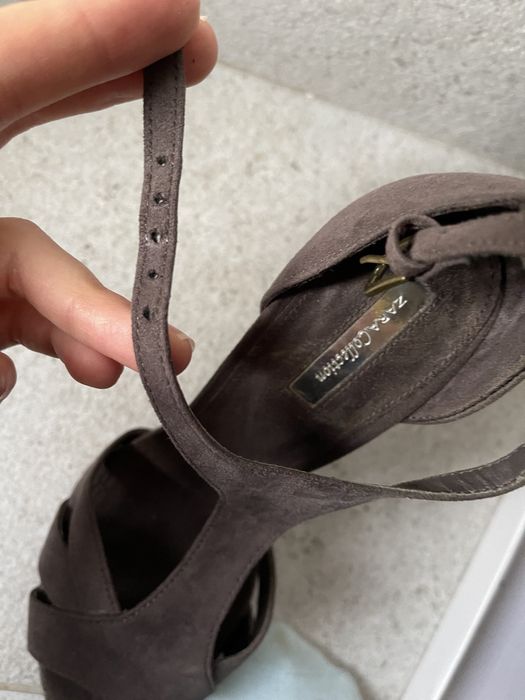 Sandale cu toc zara, 36