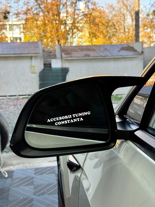 Capace Oglinzi Tip Batman - Tesla 3 Negru Lucios