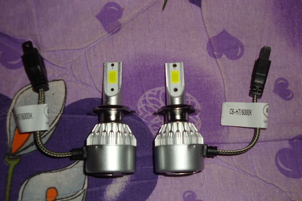 LED auto headlight H7 6000k led