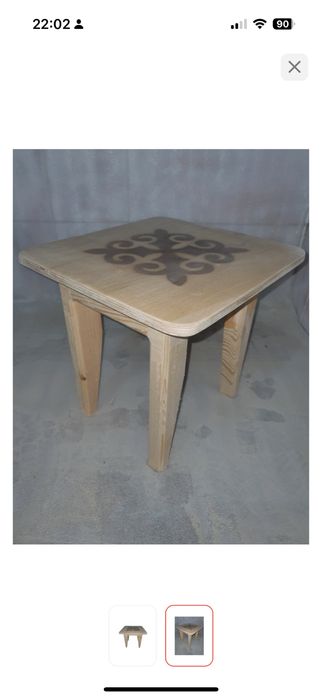 Табурет слоновая кость