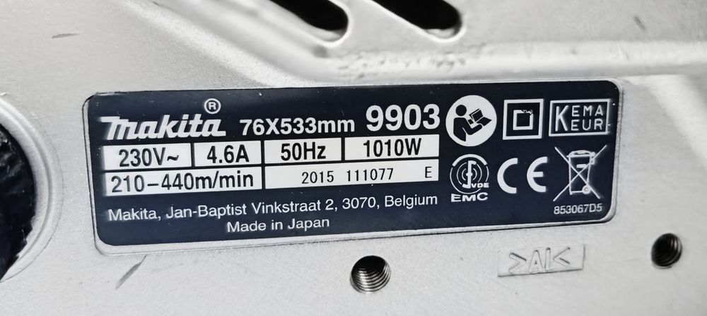 Лентов шлайф MAKITA 9903 ,1010w