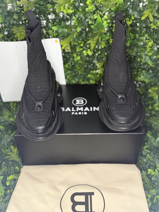 Adidași/Sneakers Balmain Unicorn black high tops NEW COLLECTION ‼️