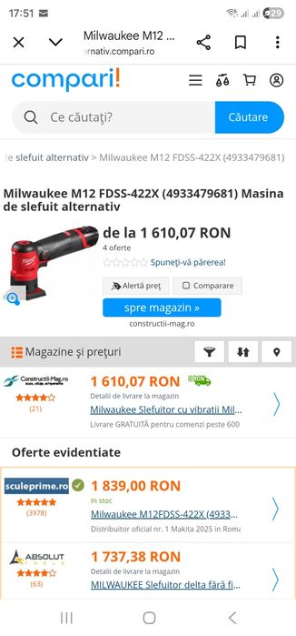 Șlefuitor milwaukee m12 fdss-422x