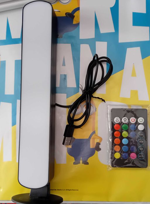 USB LED лампа с RGB светлина и дистанционно управление