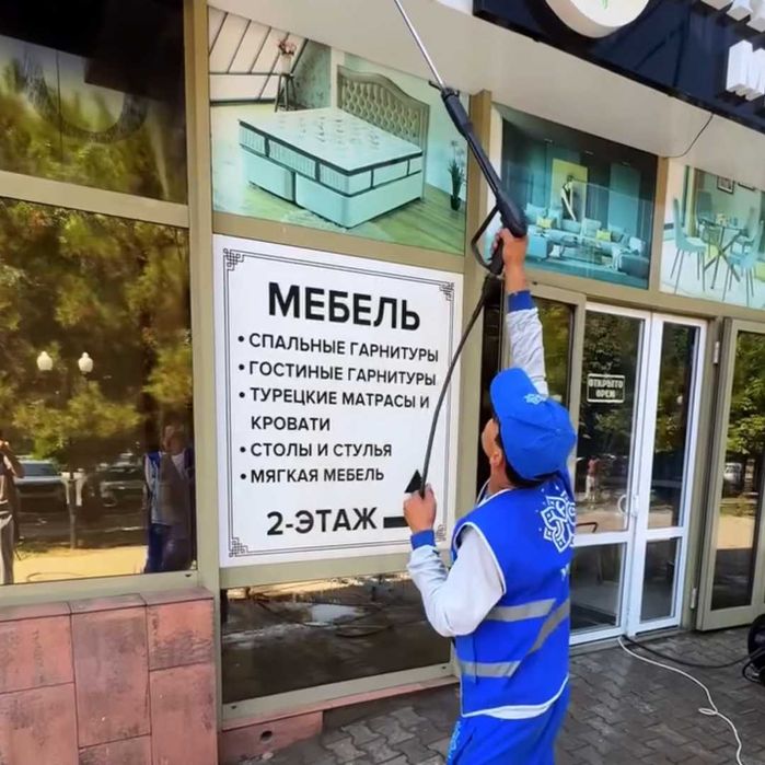 Мойка окон и фасадов в Ташкент | Oyna va fasad yuvish | Fasad tozalash