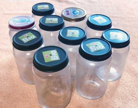 20на броя празни буркани от консерви