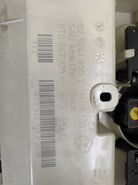 Plafoniera sline negru cu trapa panoramic audi a5 coupe