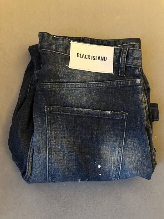 Дънки тъмно синьо