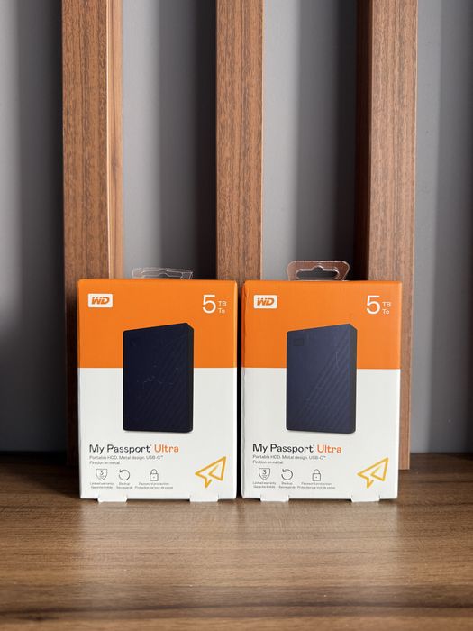 WD My Passport Ultra 5TB - Noi - Sigilate