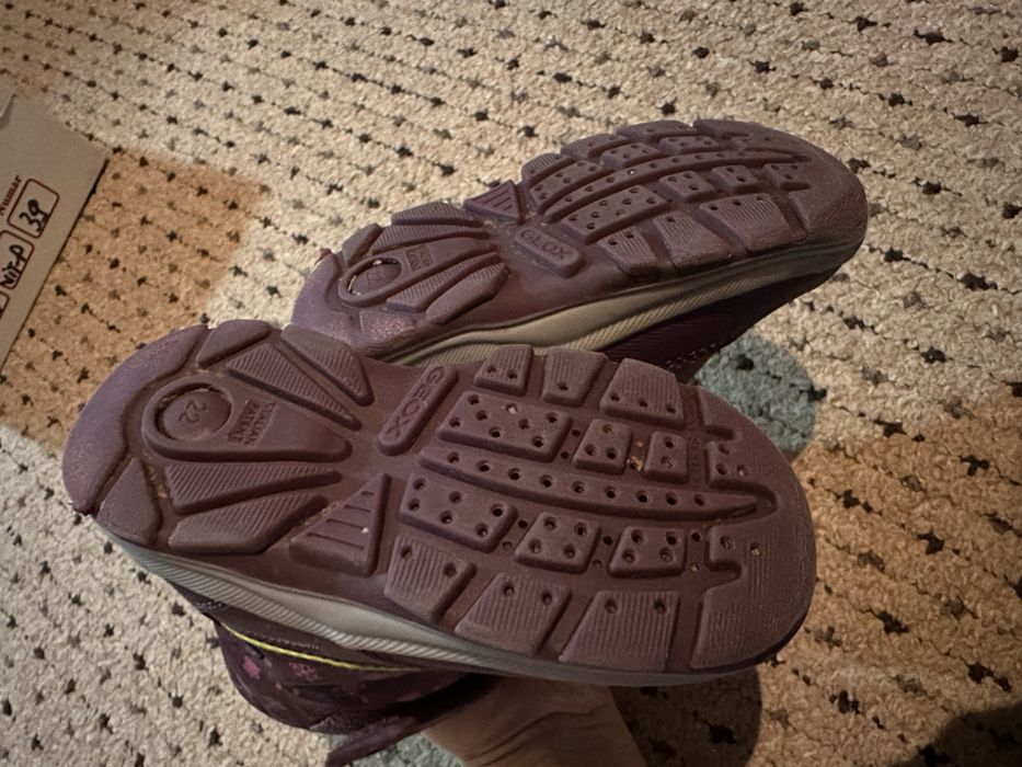 Vand ghete impermeabile Geox pentru Fetite marimea 22 Roz mov