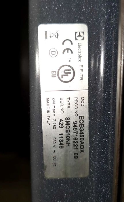 Cuptor electric incorporabil Electrolux, Model: EOB3450AOX