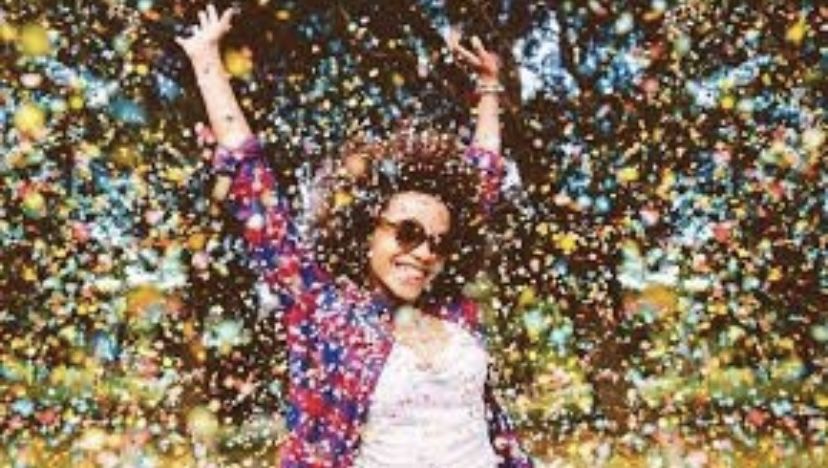 Конфетти выстреленый