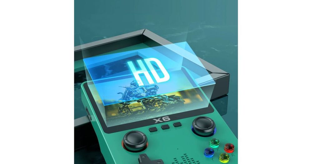 Consolă de jocuri portabilă multi-sistem X6