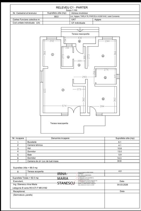Casa Agigea zona Tu&Ya cabins  variante de  schimb