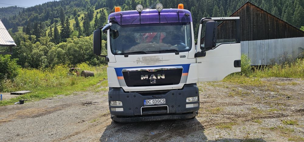 MAN TGS 35.400 Basculanta cu macara